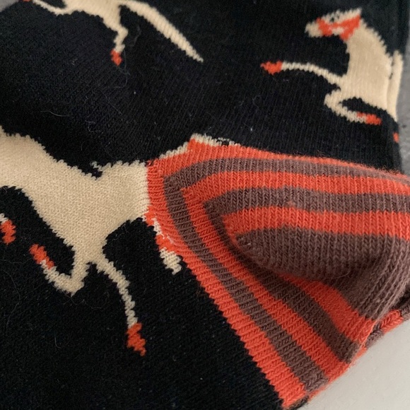 Rick Paper Flower Horse Socks - Picture 3 of 6